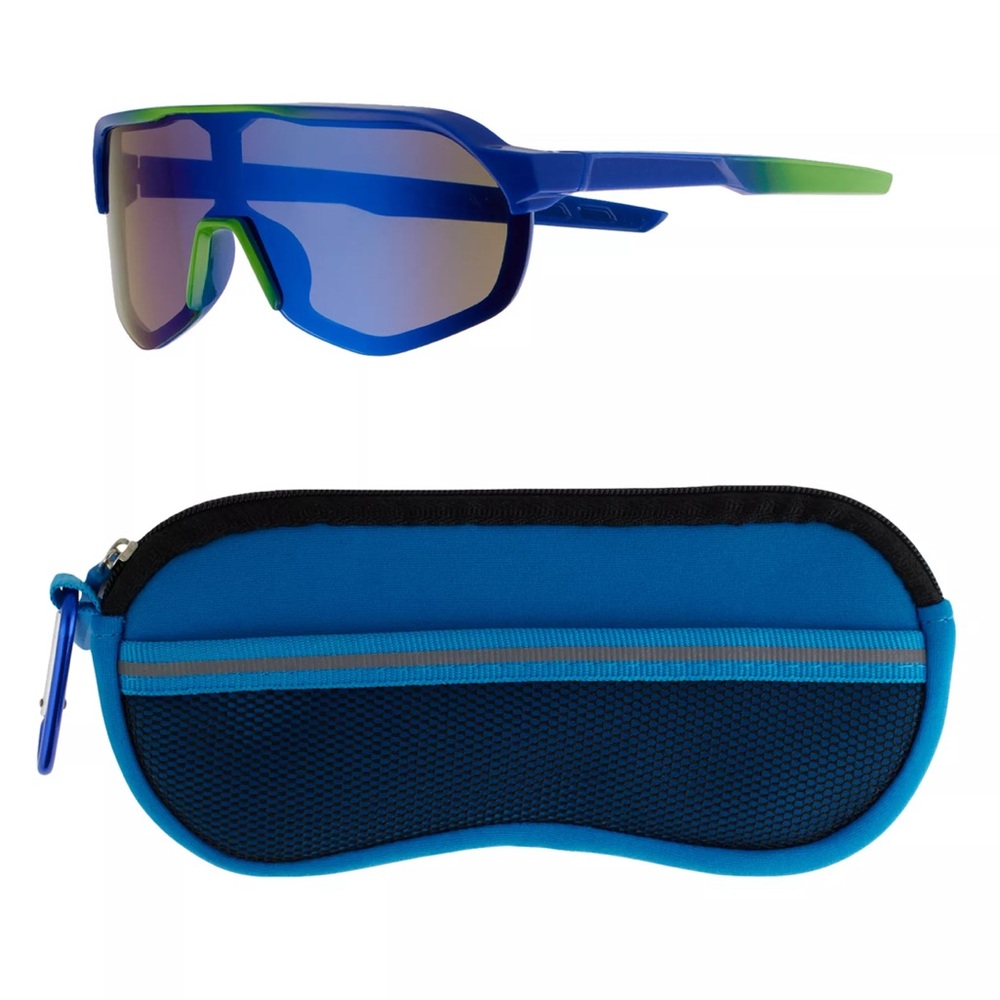 Boys Pan Oceanic Smooth Blue Lens Sunglasses & Case Set - Picture 1 of 1